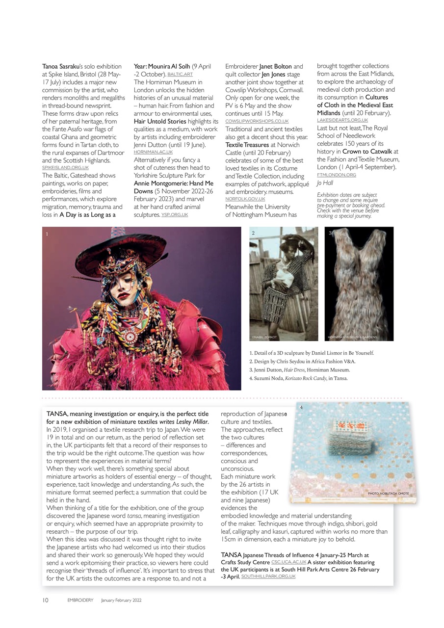 Embroidery Magazine Preview Pages