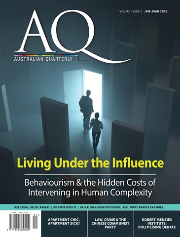 AQ: Australian Quarterly 93.1 issue AQ: Australian Quarterly 93.1