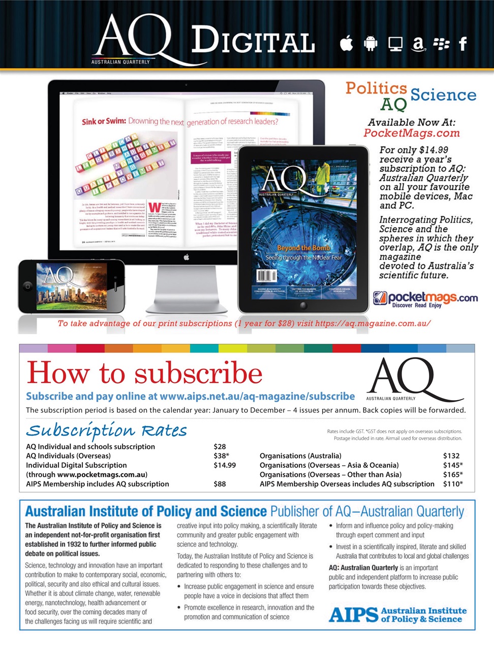 AQ: Australian Quarterly Preview Pages