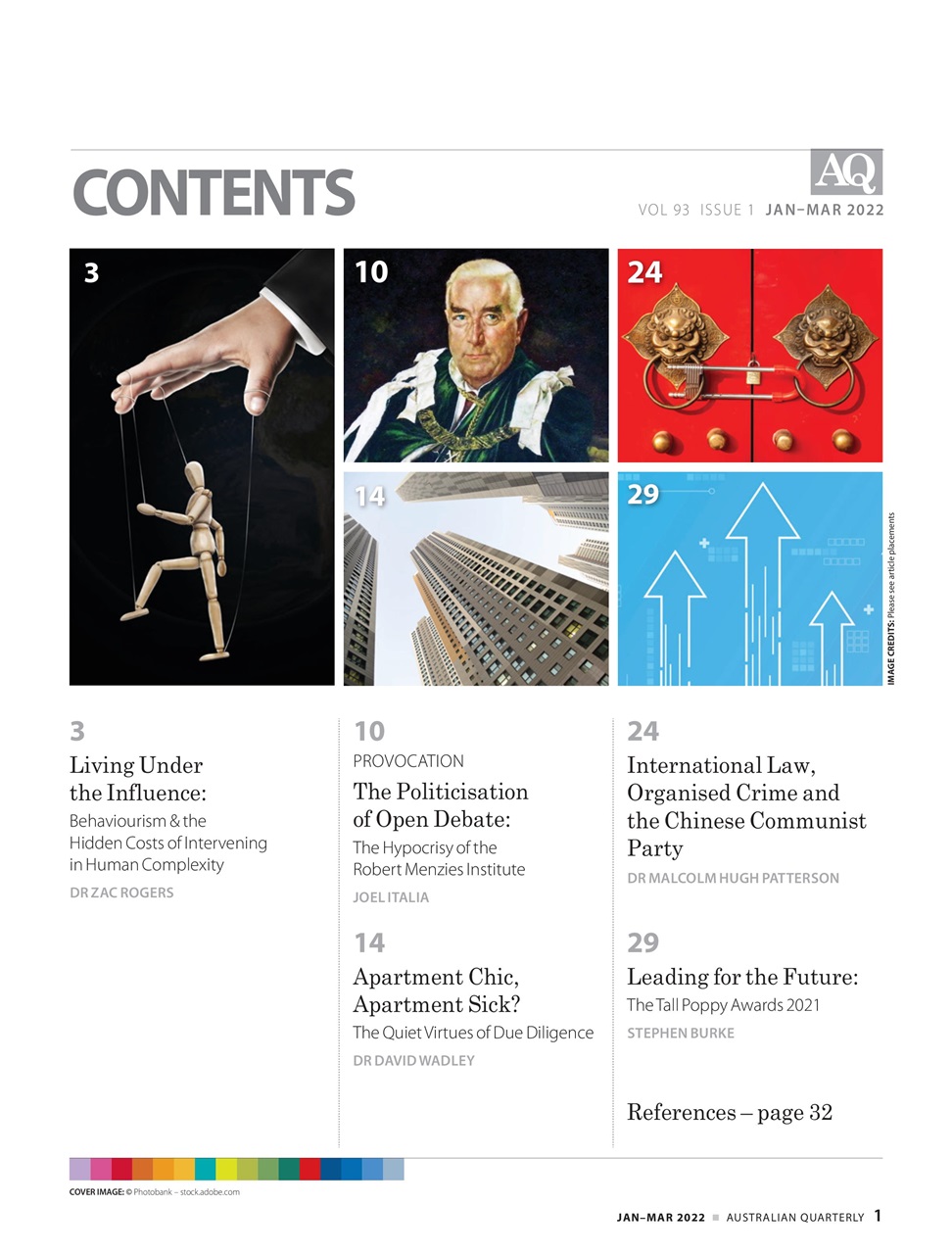 AQ: Australian Quarterly Preview Pages