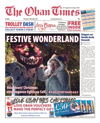 The Oban Times & Lochaber Times issue 16th December 2021