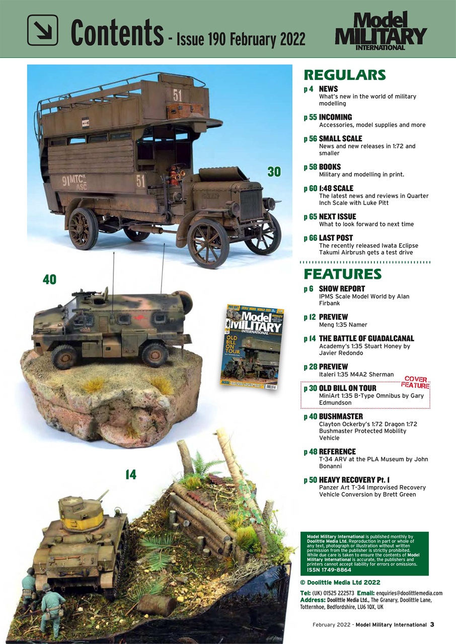 Military Modelling International Magazine Preview Pages