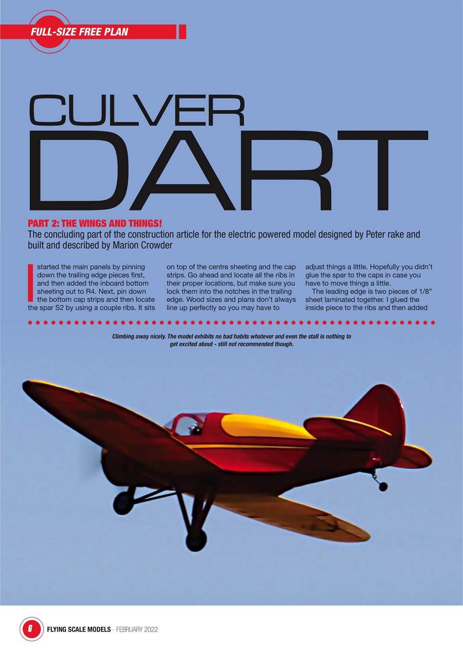 Radio Control Model Flyer Preview Pages