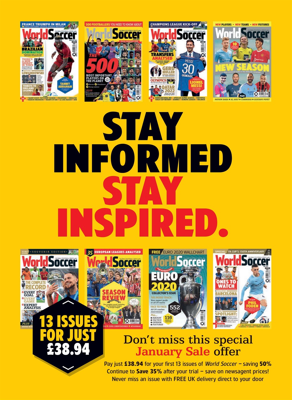 World Soccer Preview Pages