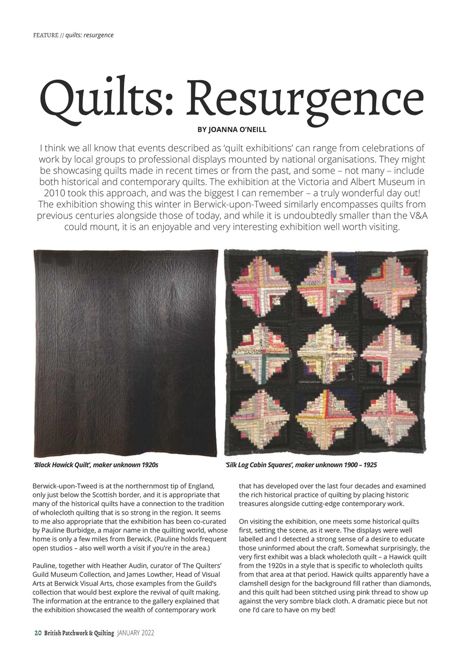 Patchwork and Quilting Preview Pages