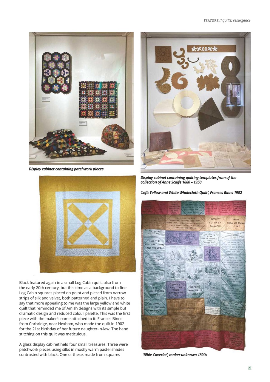 Patchwork and Quilting Preview Pages