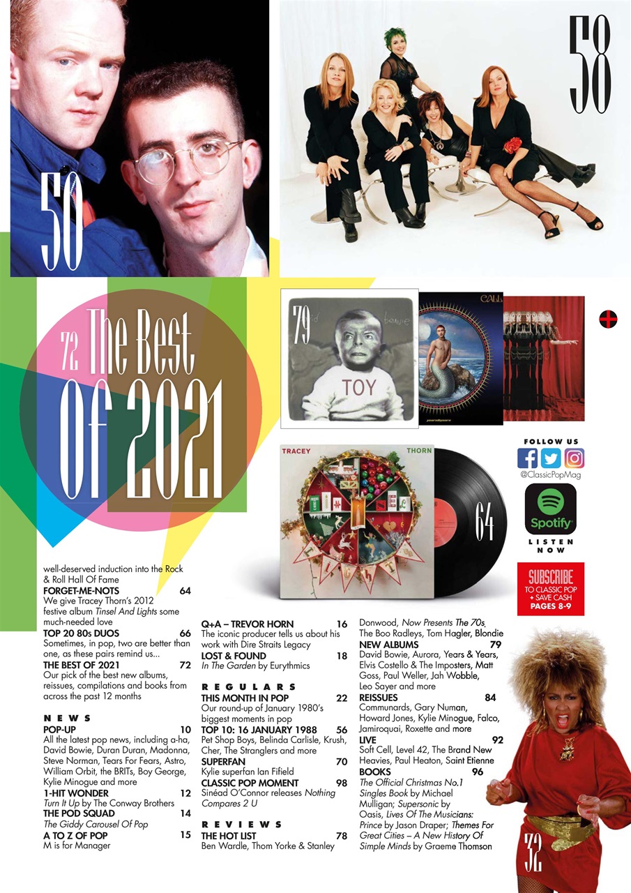 Classic Pop Preview Pages