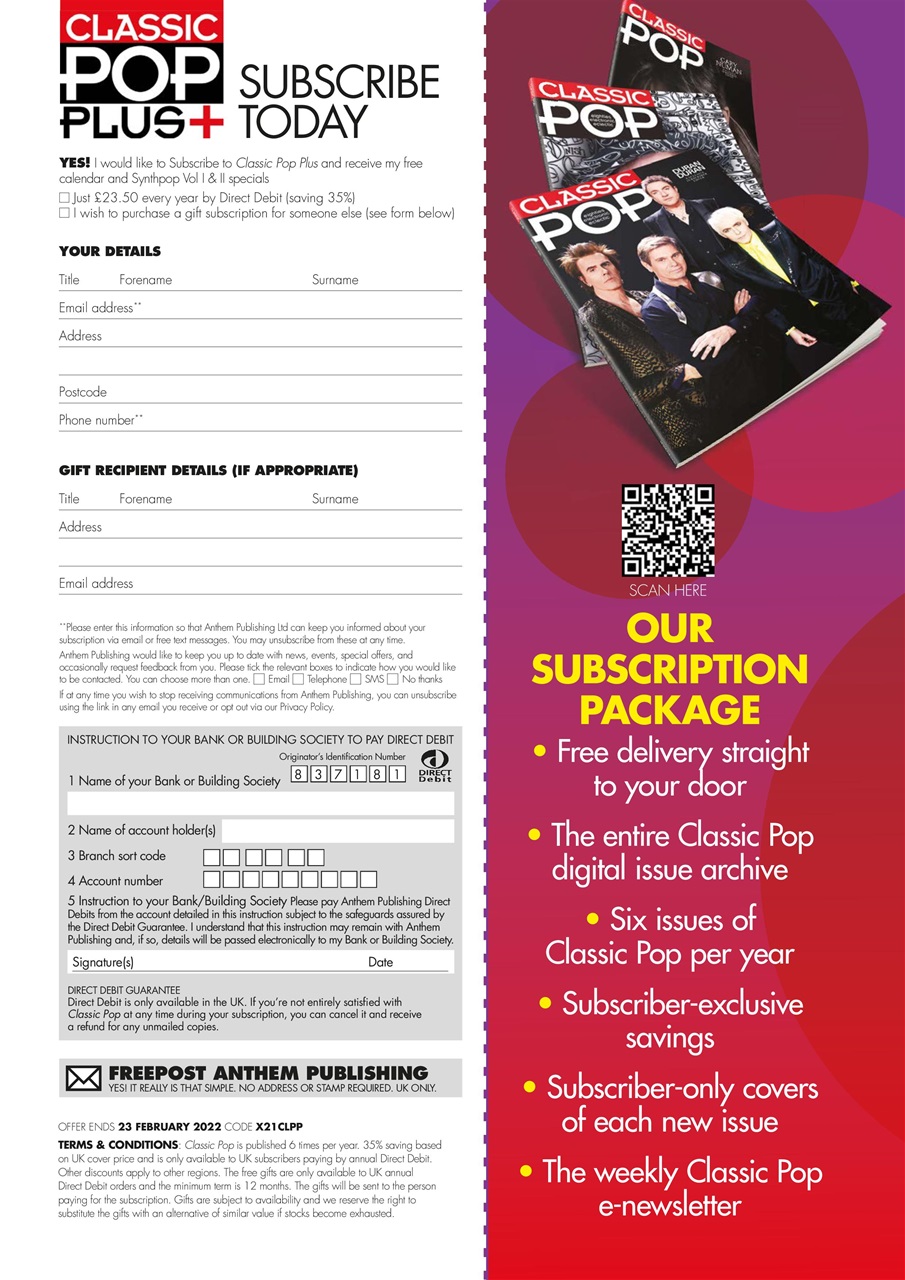 Classic Pop Preview Pages