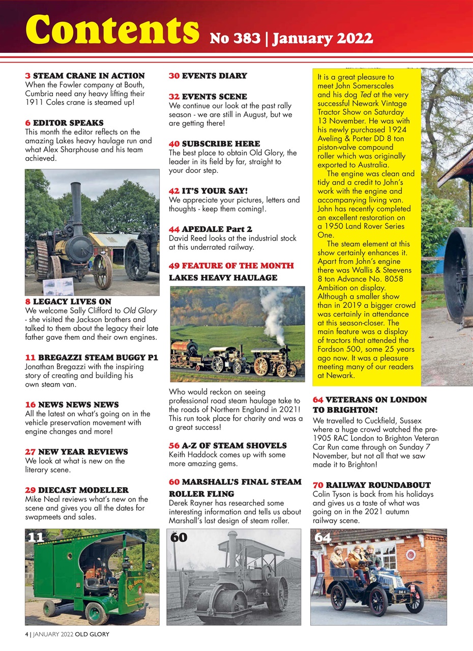 Old Glory Magazine Preview Pages