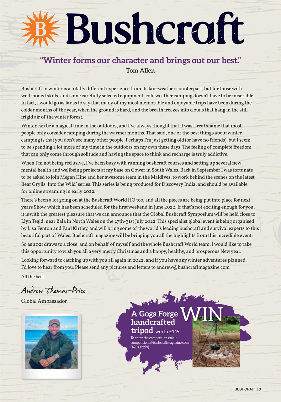 Bushcraft & Survival Skills Magazine Preview Pages