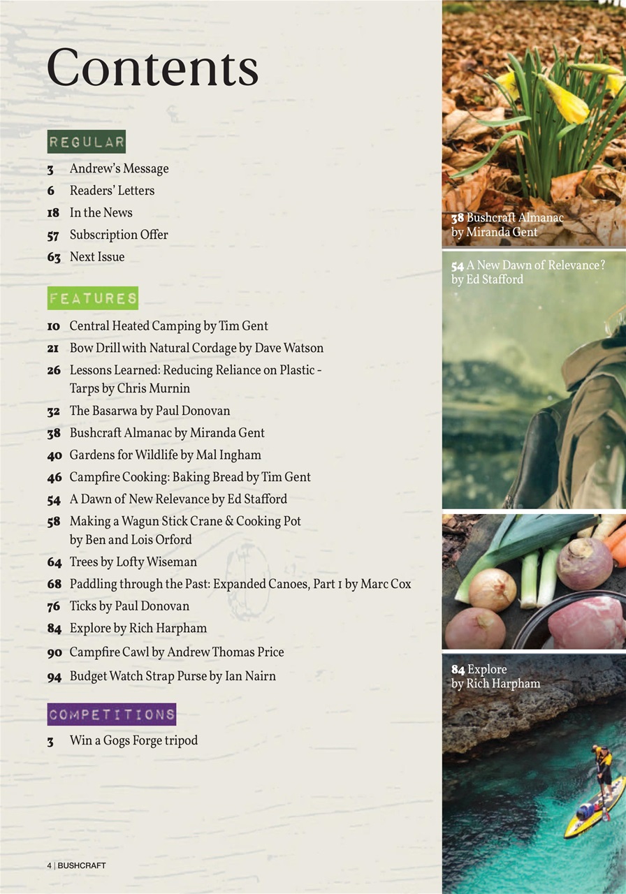 Bushcraft & Survival Skills Magazine Preview Pages