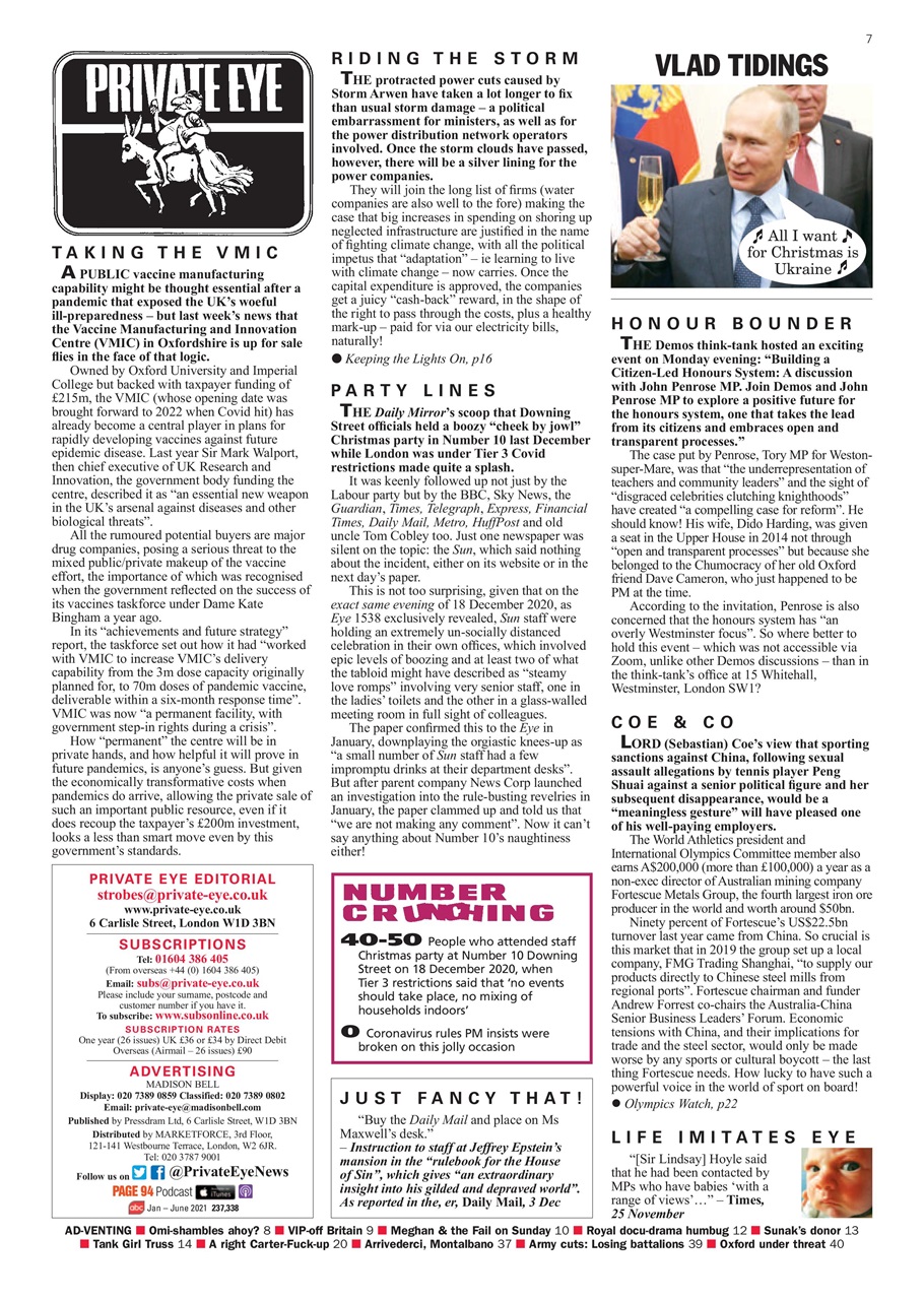 Private Eye Preview Pages