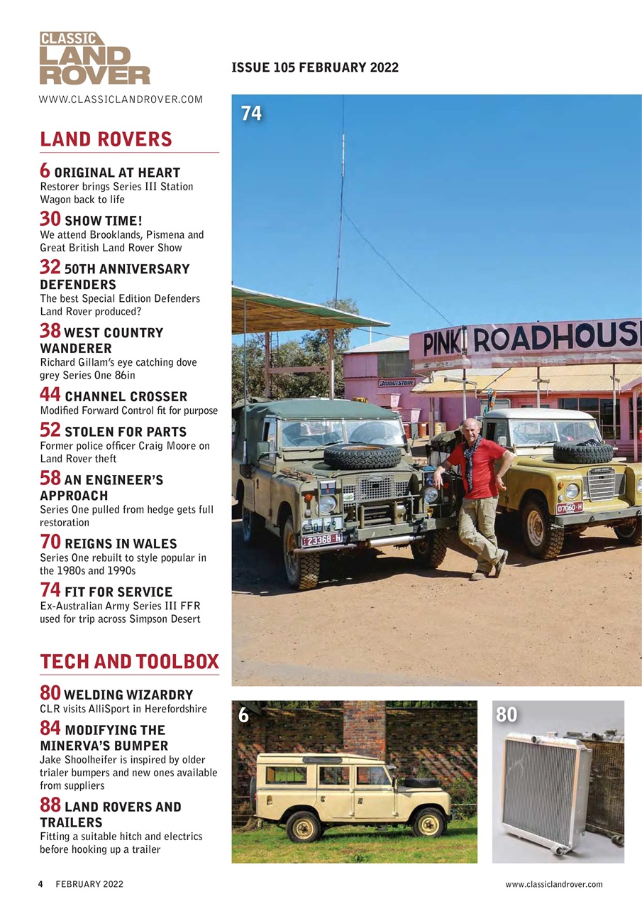 Classic Land Rover Magazine Preview Pages