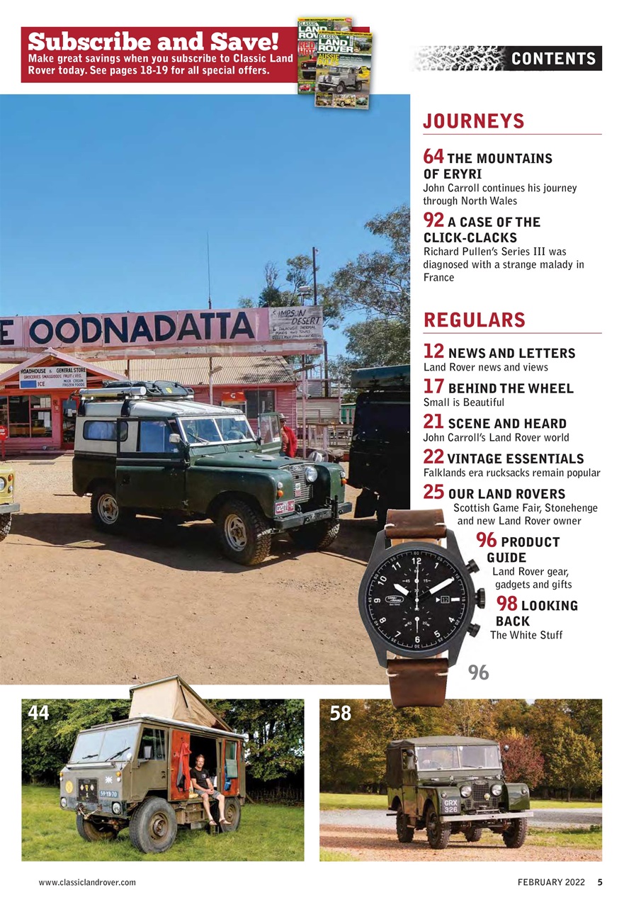 Classic Land Rover Magazine Preview Pages