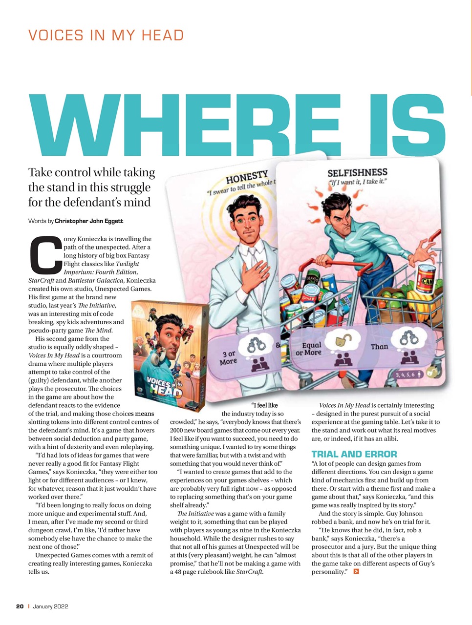 Tabletop Gaming Preview Pages