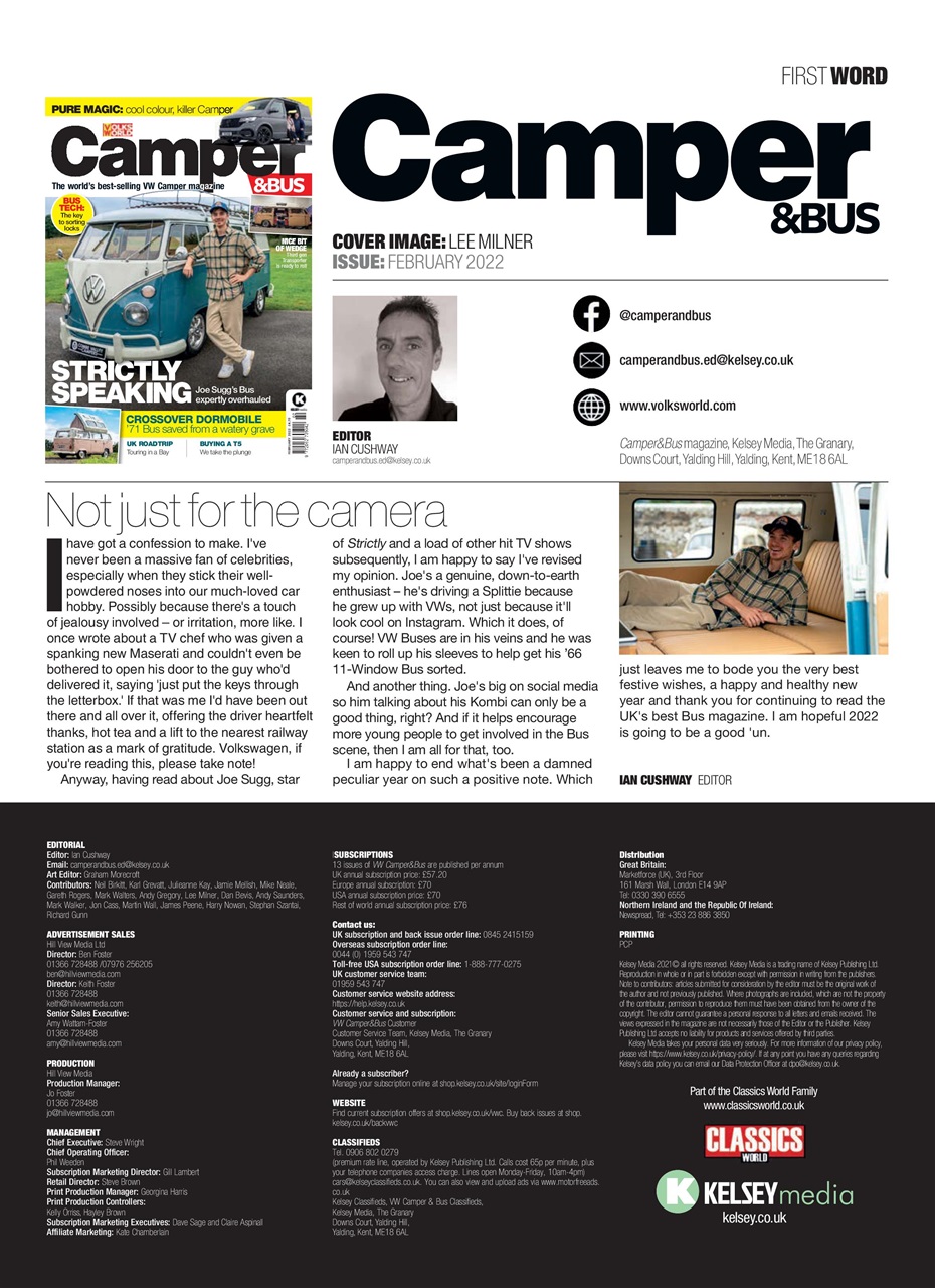 VW Camper Preview Pages