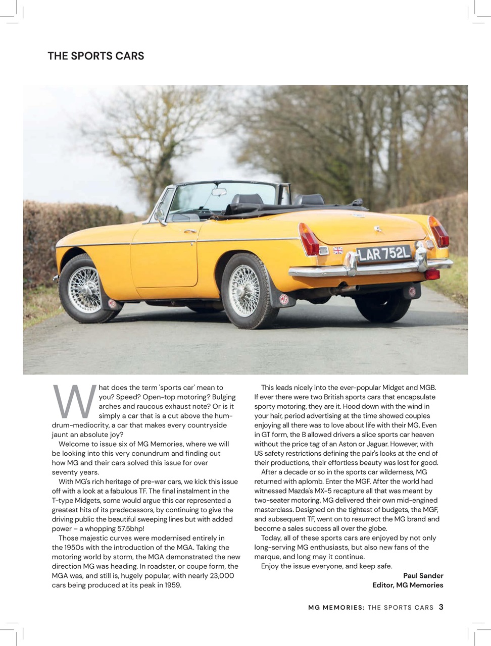 MG Memories Preview Pages