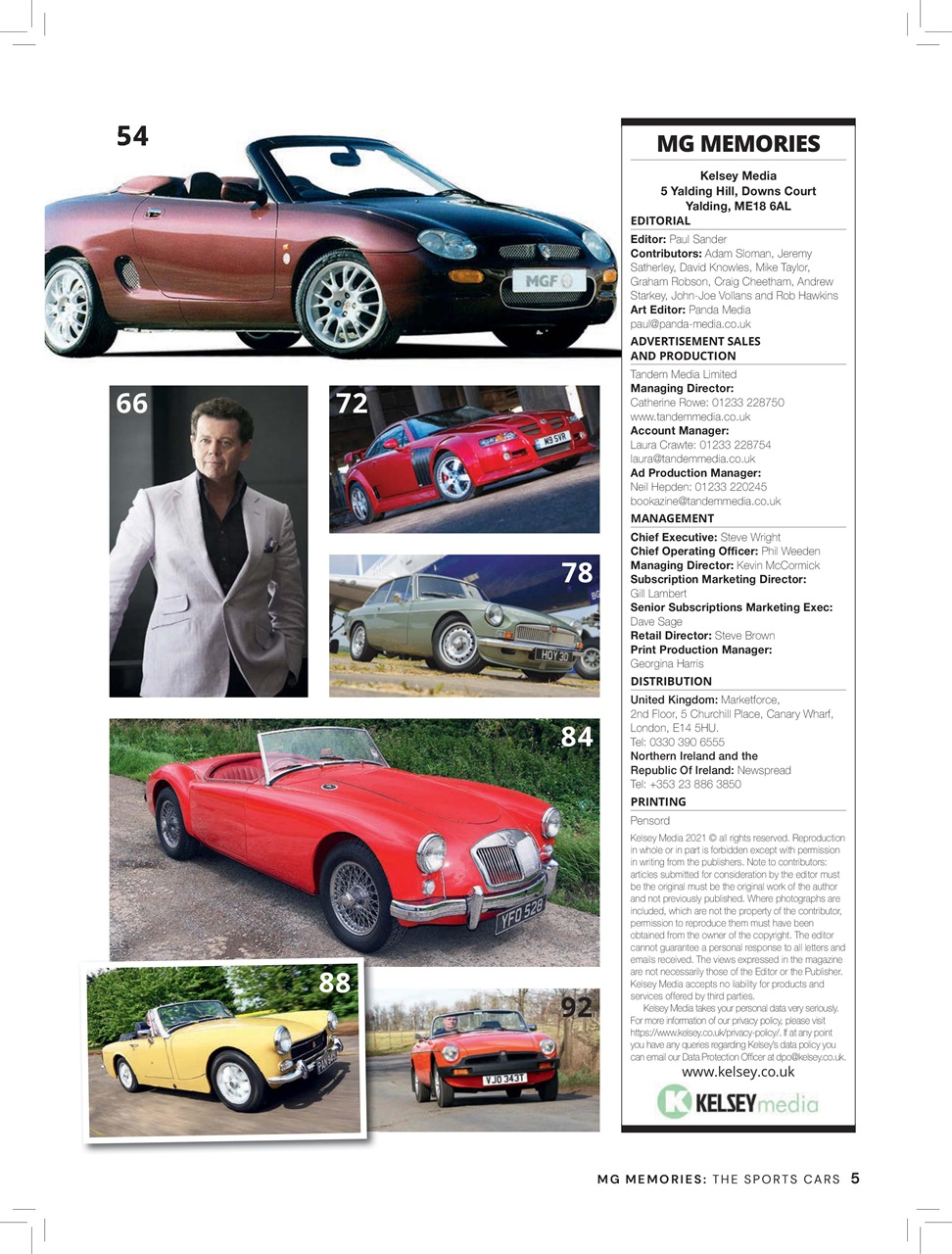 MG Memories Preview Pages