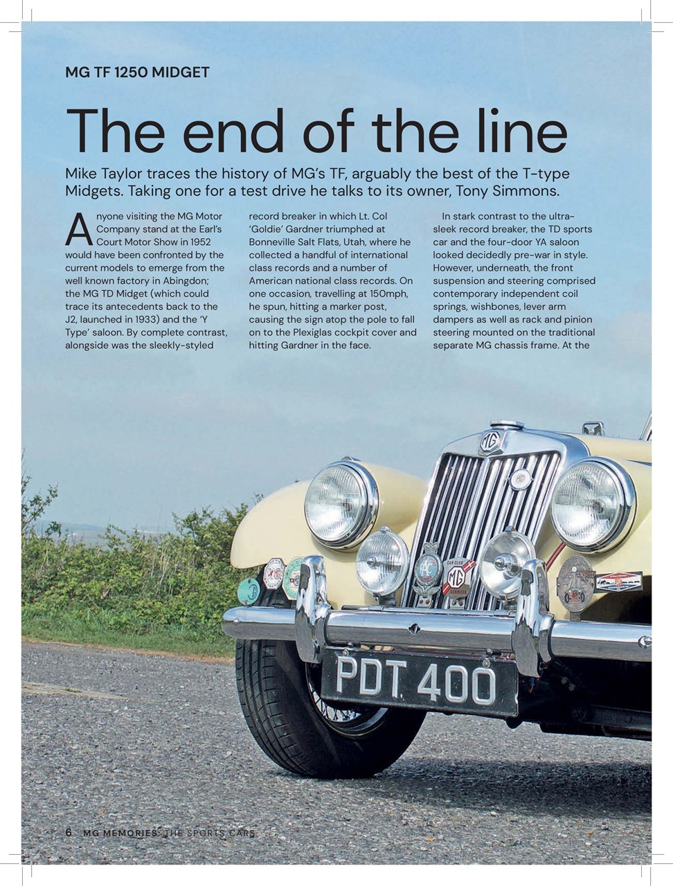 MG Memories Preview Pages