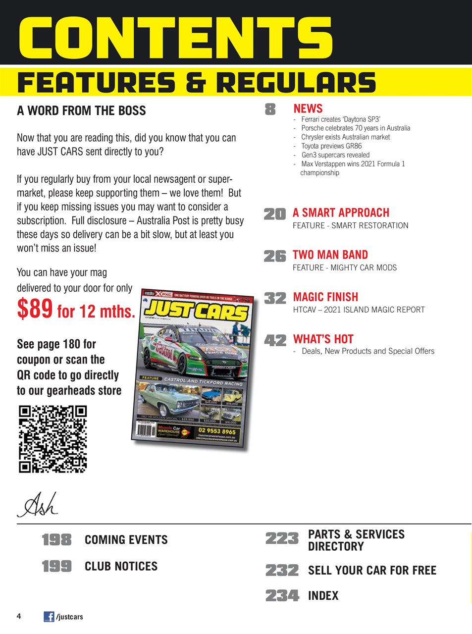 JUST CARS Preview Pages