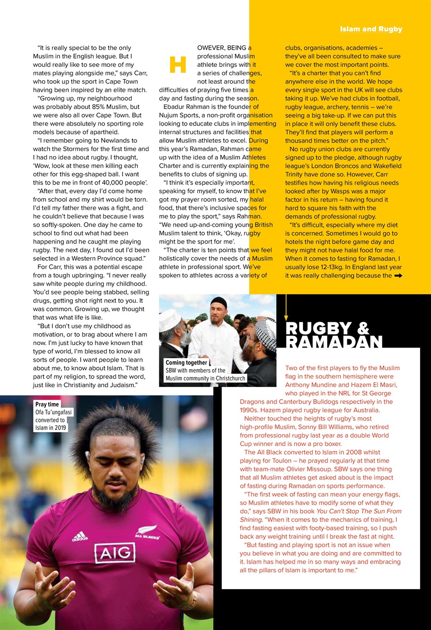 Rugby World Preview Pages