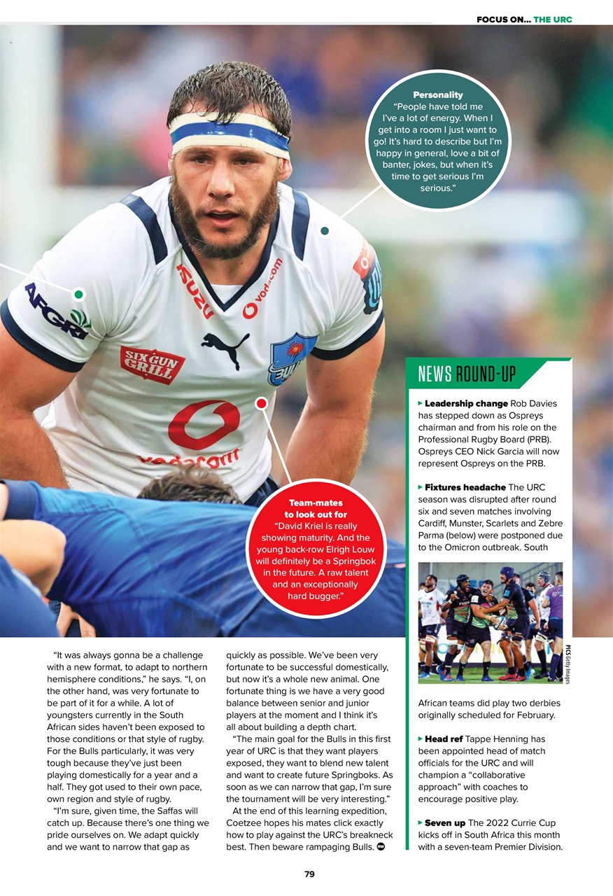 Rugby World Preview Pages