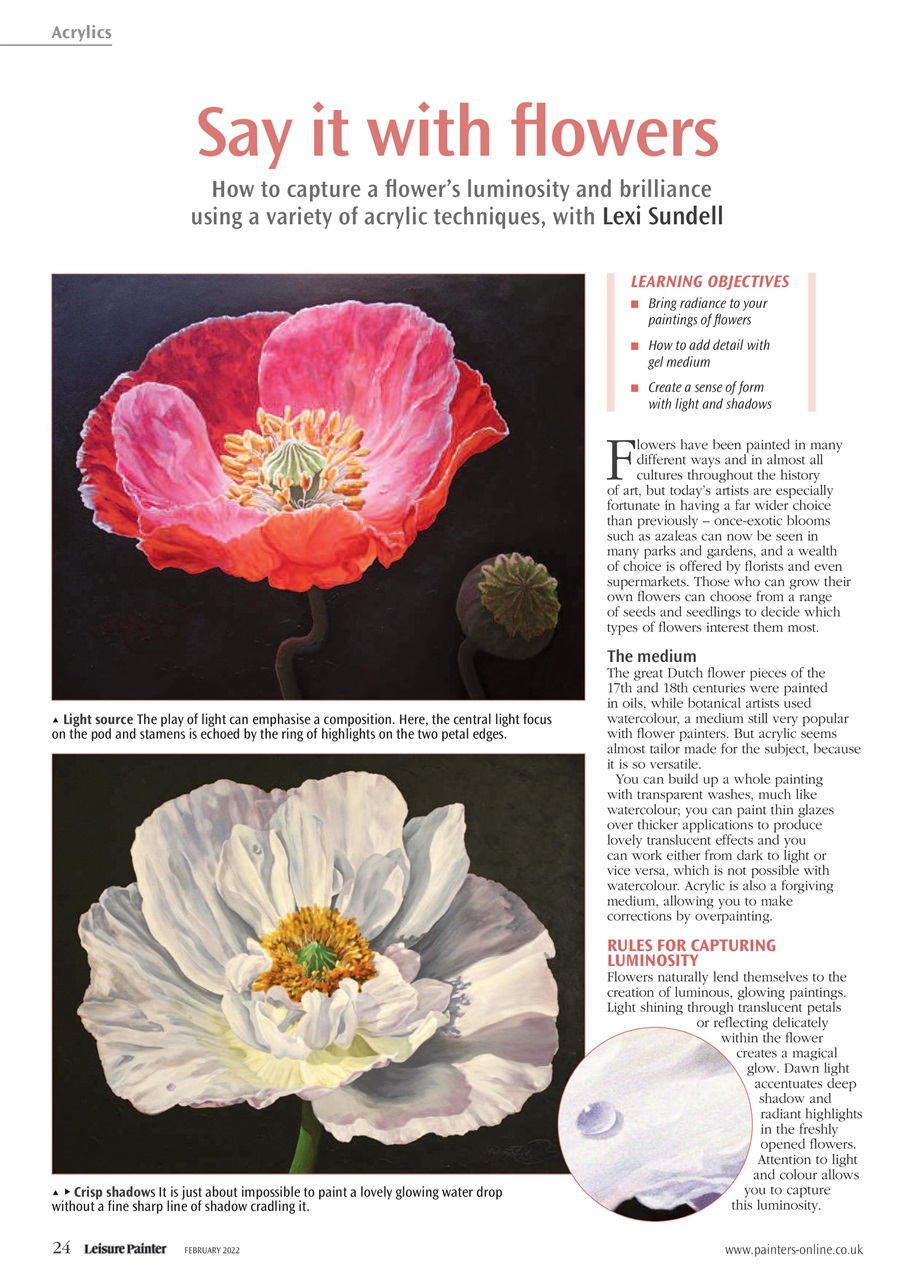 Leisure Painter & The Artist Preview Pages