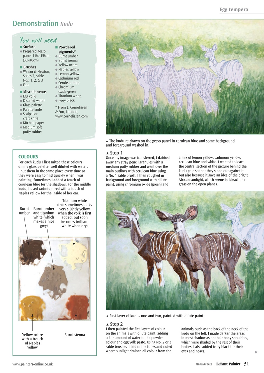 Leisure Painter & The Artist Preview Pages