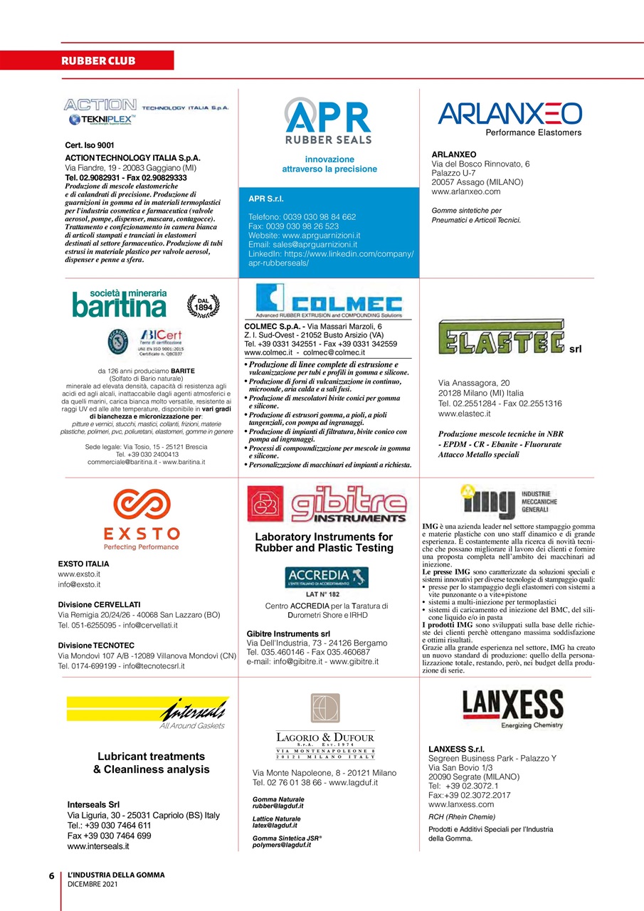 L’industria della Gomma Preview Pages