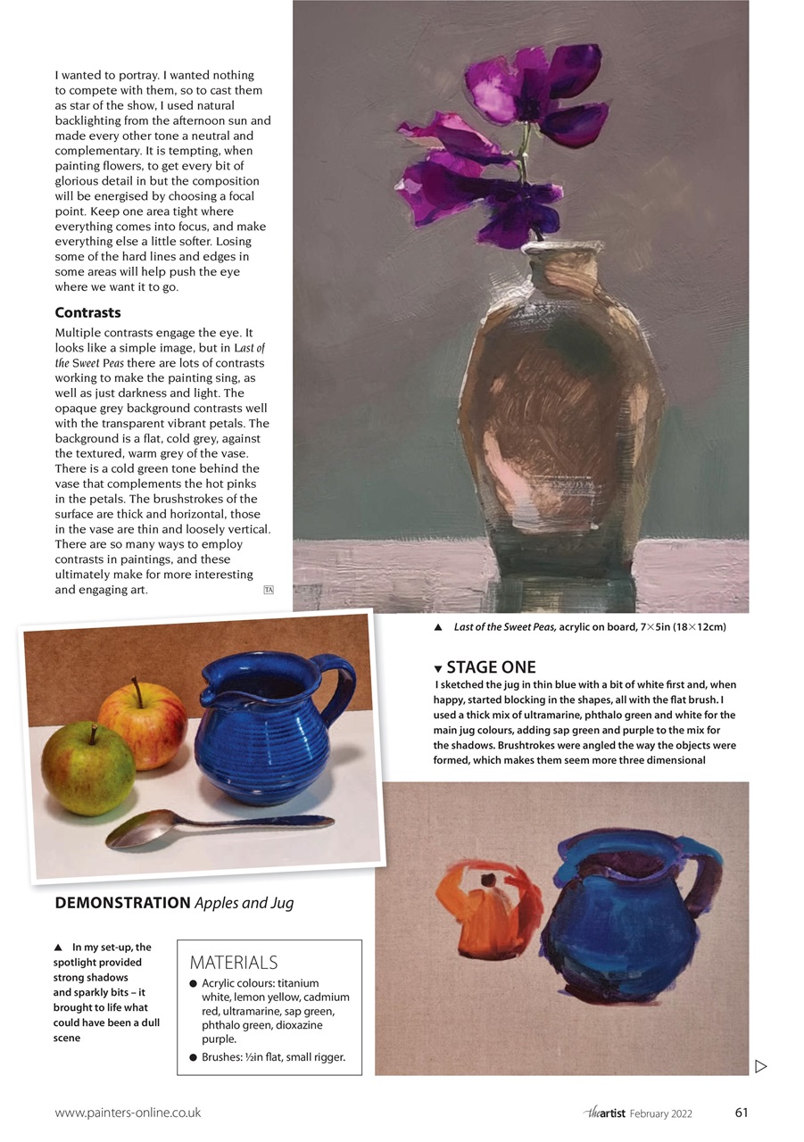 The Artist Preview Pages