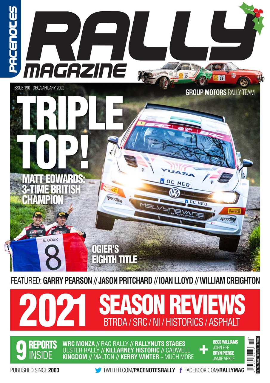 Pacenotes Rally magazine Preview Pages