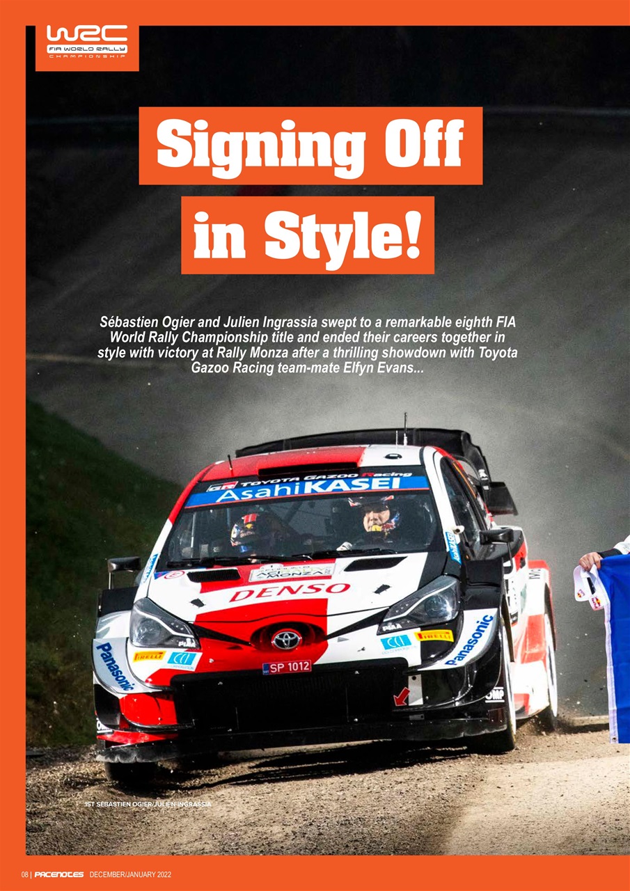 Pacenotes Rally magazine Preview Pages