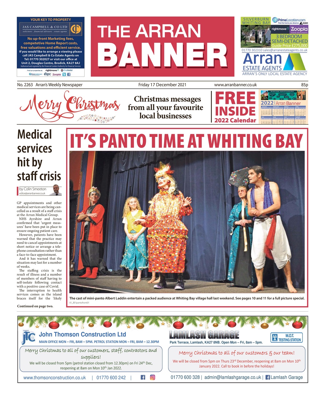 Arran Banner Preview Pages