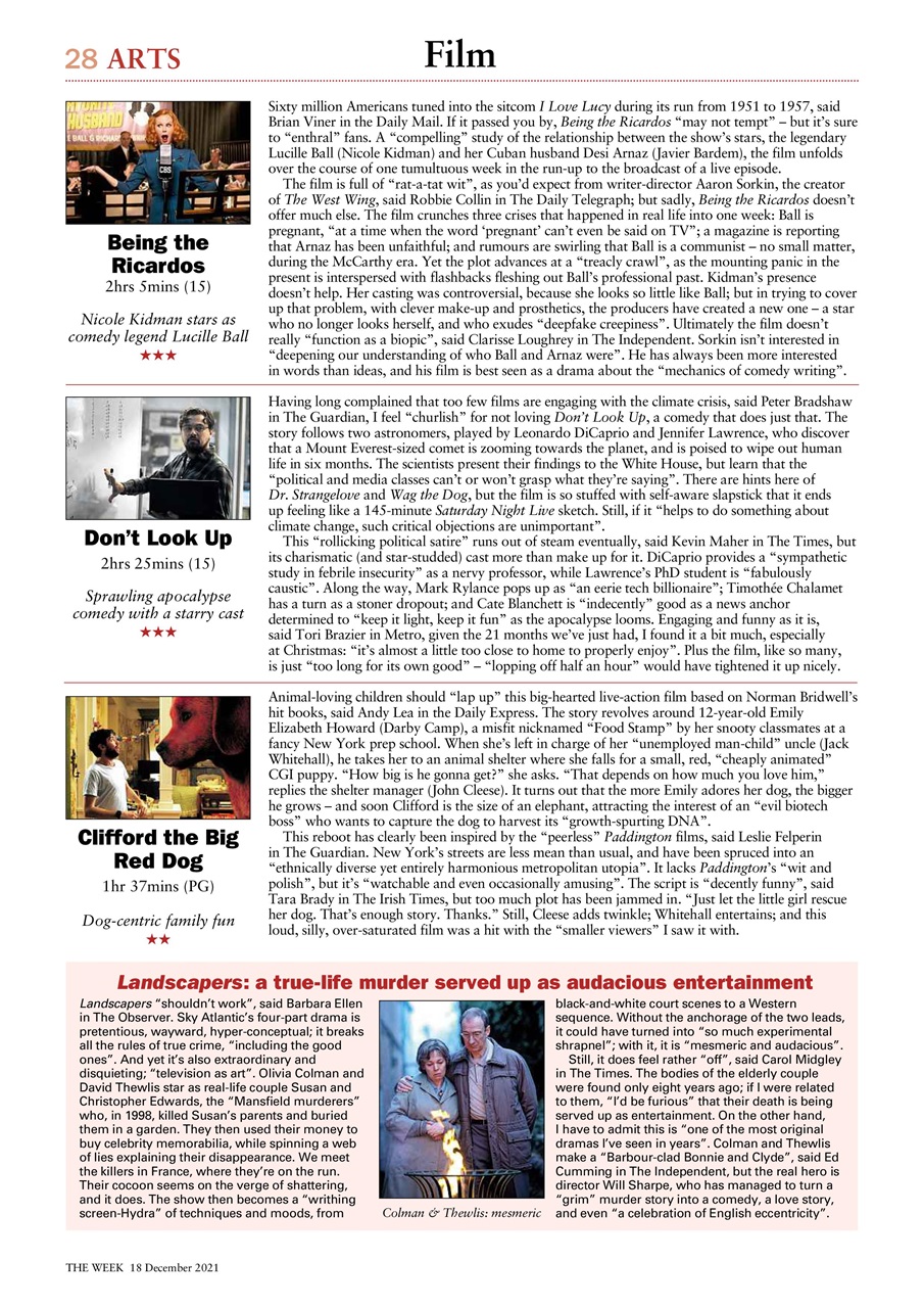 The Week Preview Pages