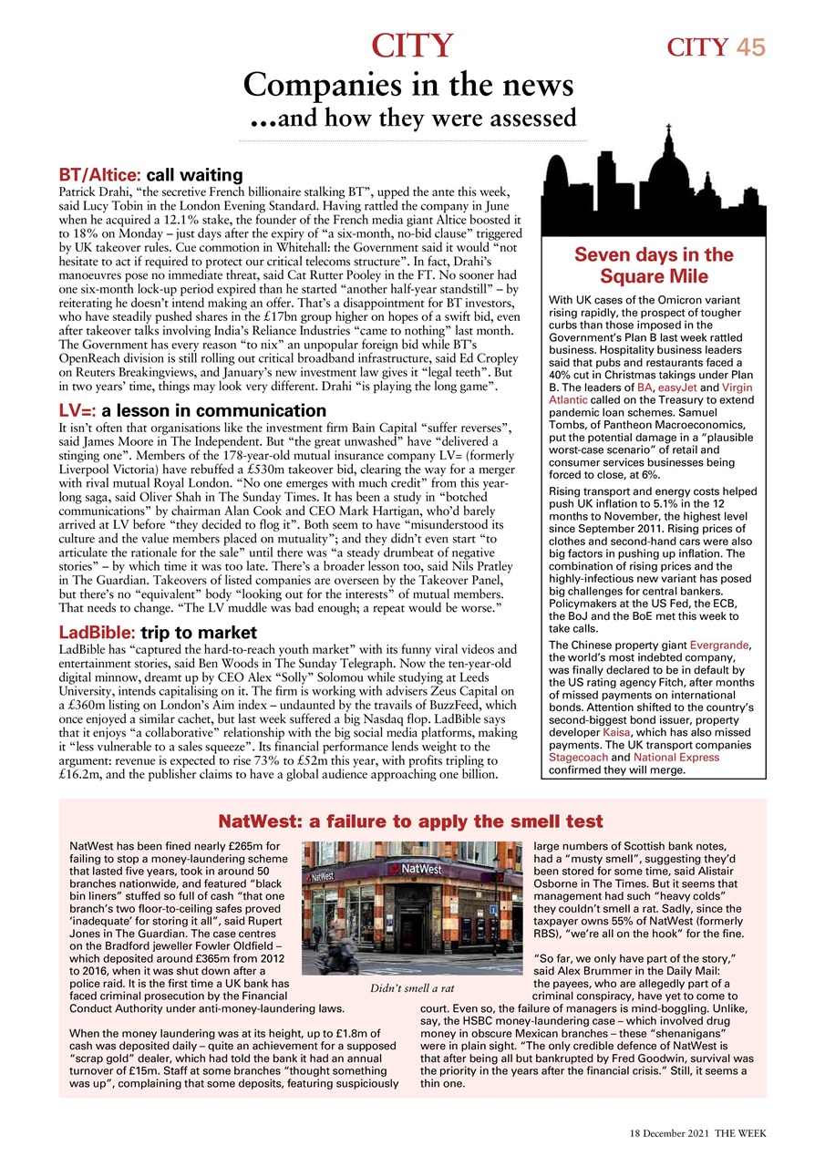 The Week Preview Pages