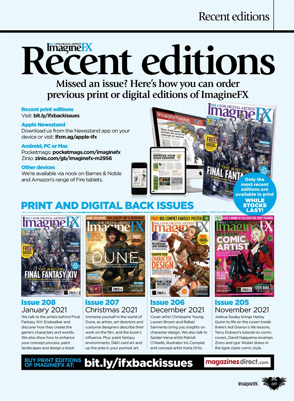 ImagineFX Preview Pages