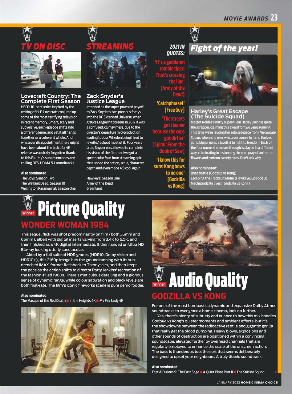 Home Cinema Choice Preview Pages