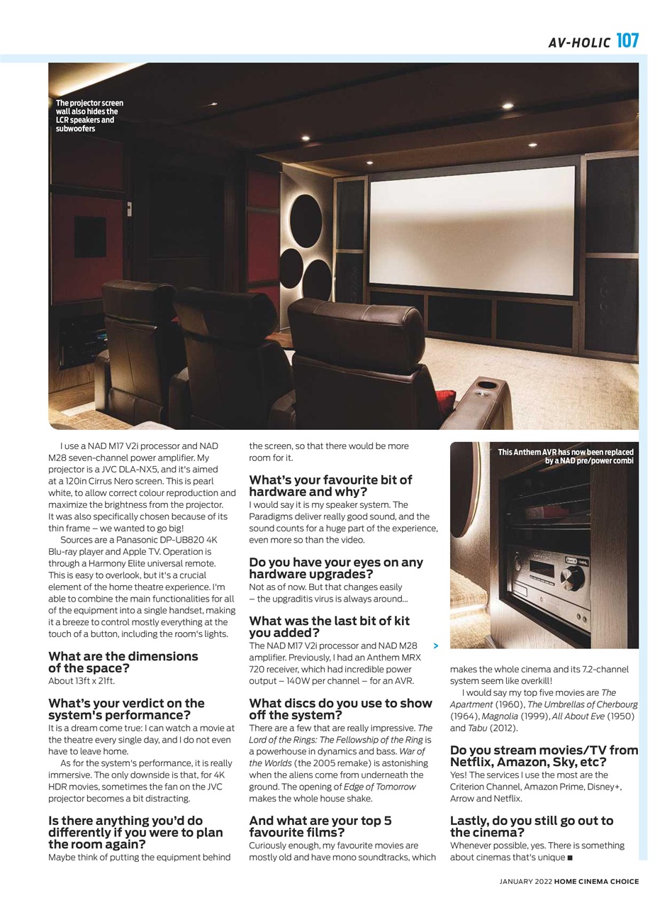 Home Cinema Choice Preview Pages