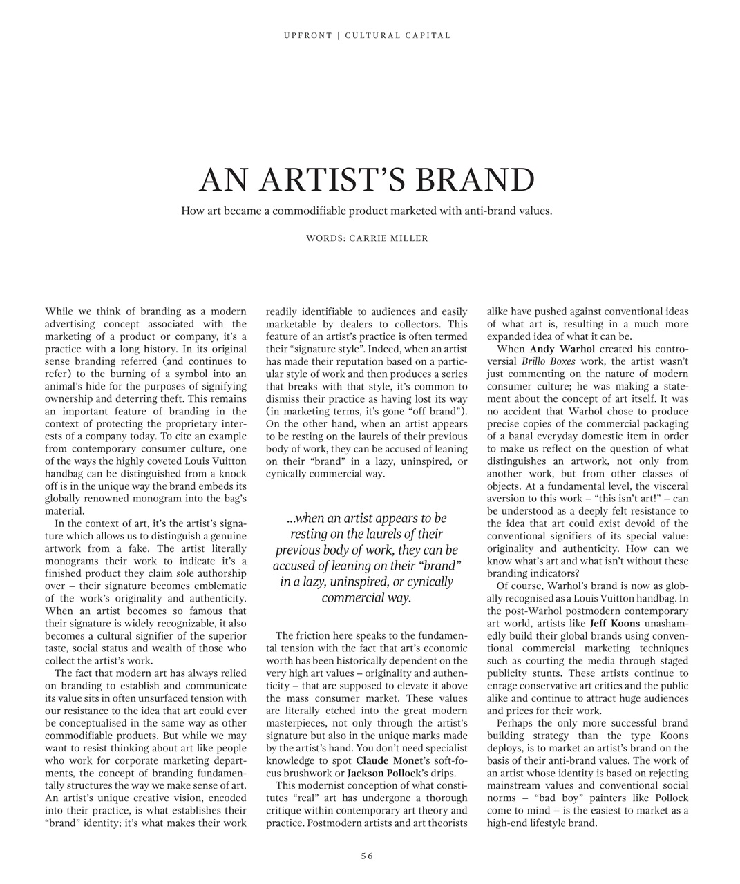 Art Collector Preview Pages