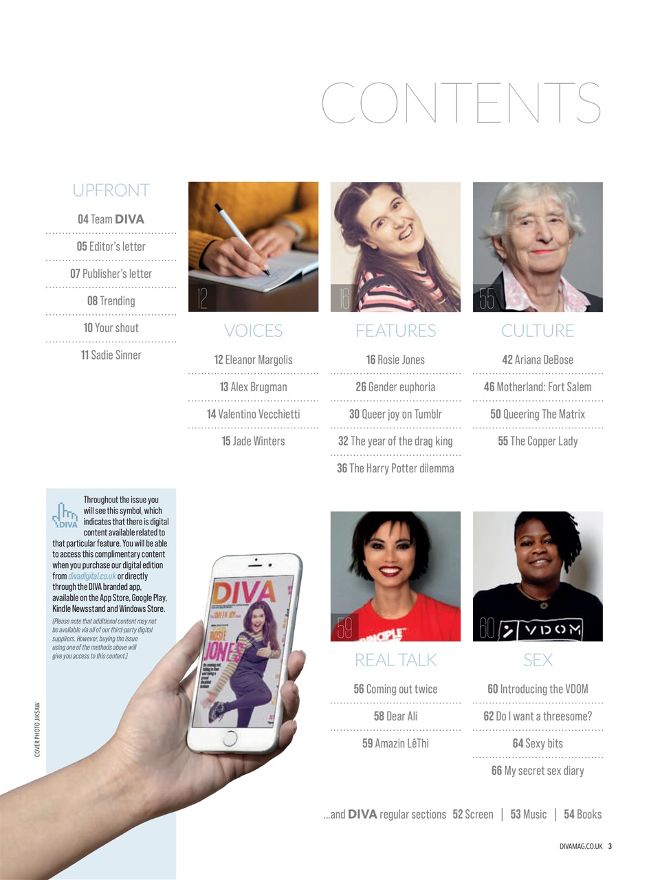 DIVA Magazine Preview Pages