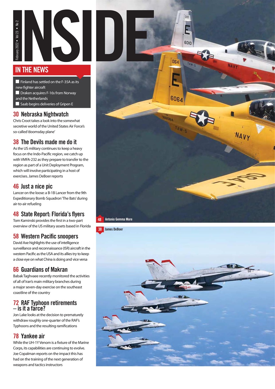 Combat Aircraft Journal Preview Pages