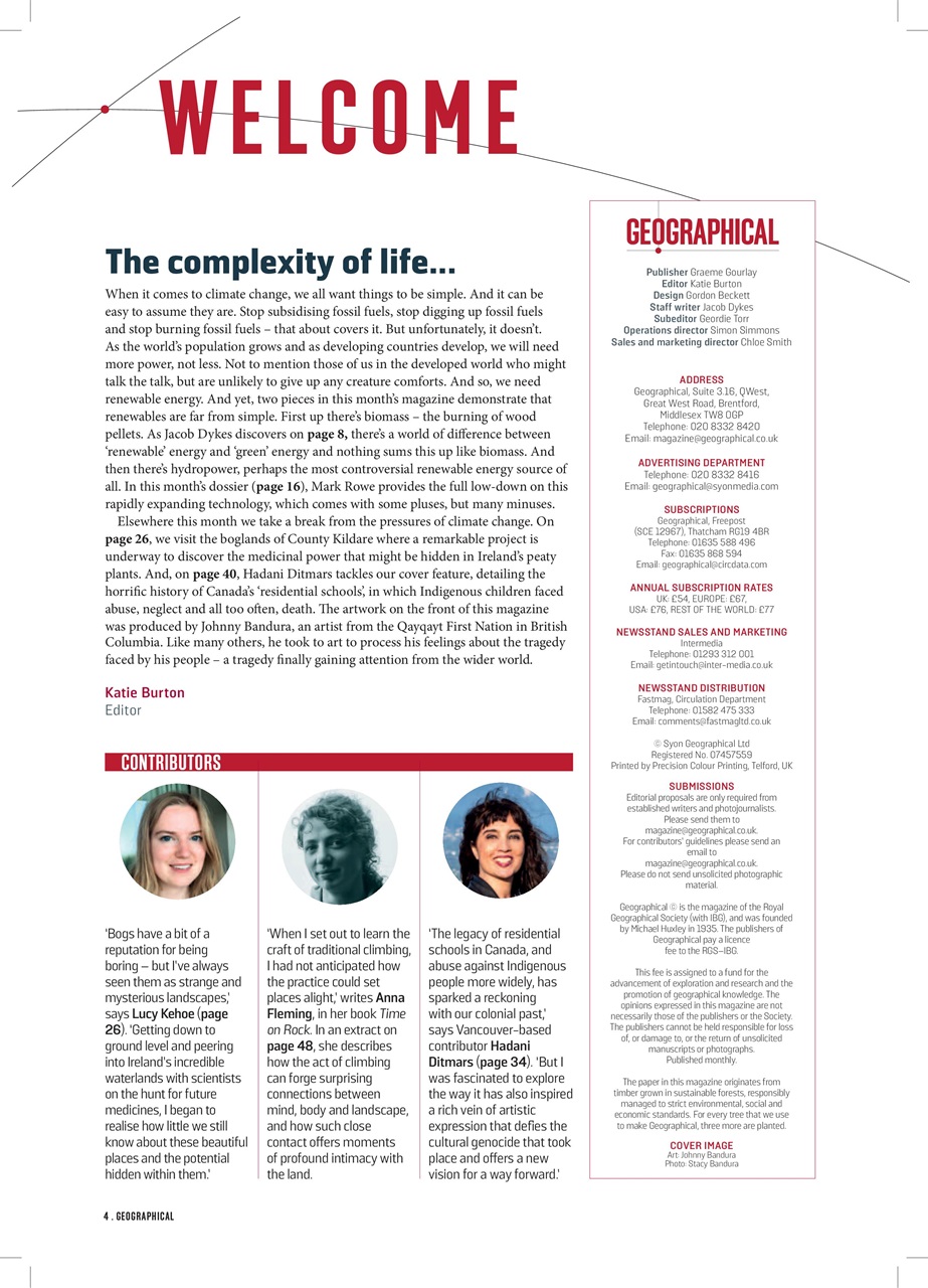 Geographical Preview Pages