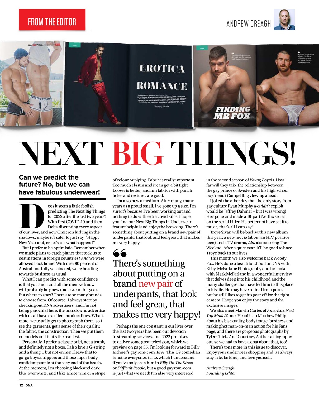 DNA Magazine Preview Pages