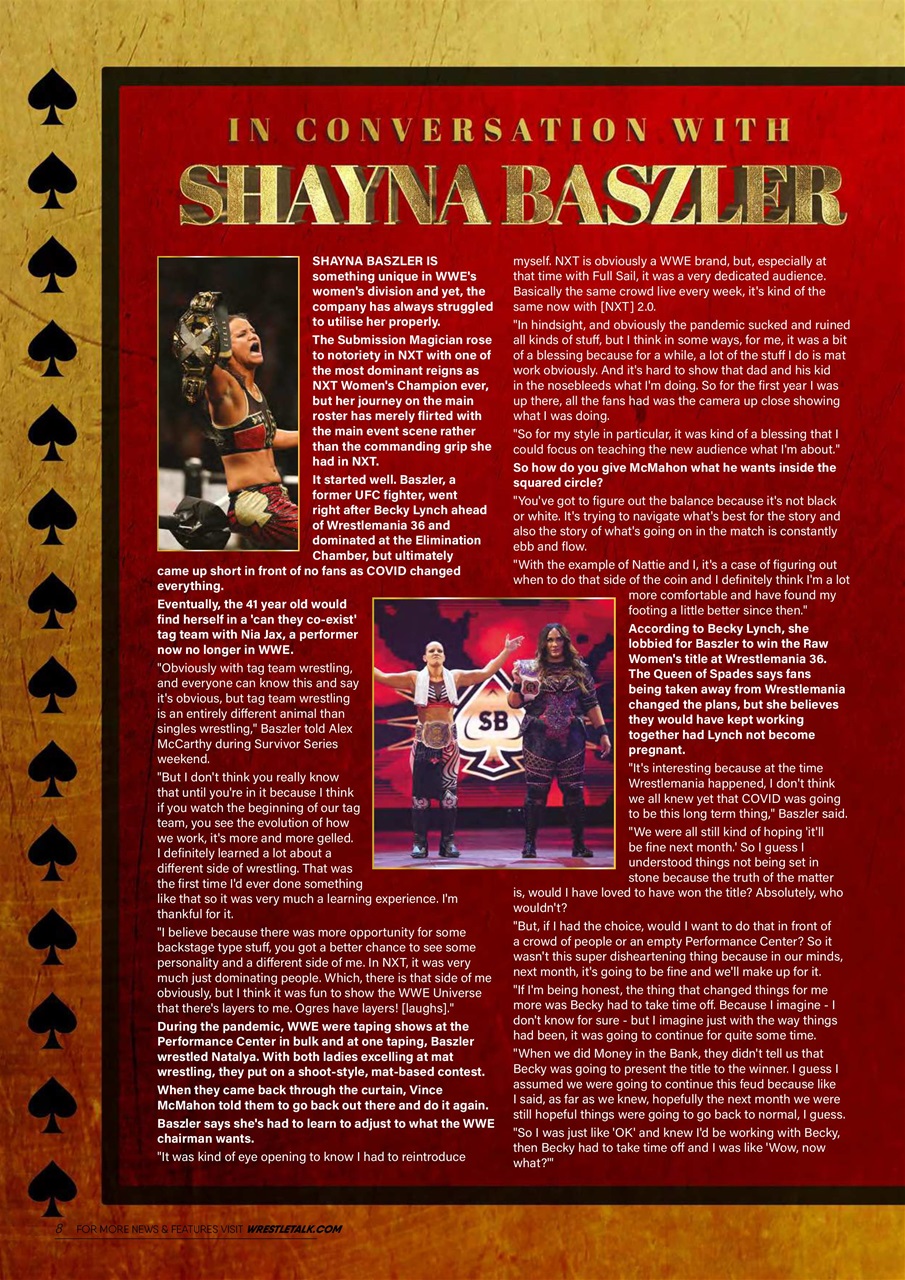 Wrestletalk Magazine Preview Pages