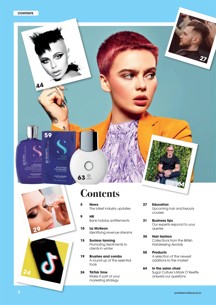 Professional Beauty & HJ Ireland Preview Pages