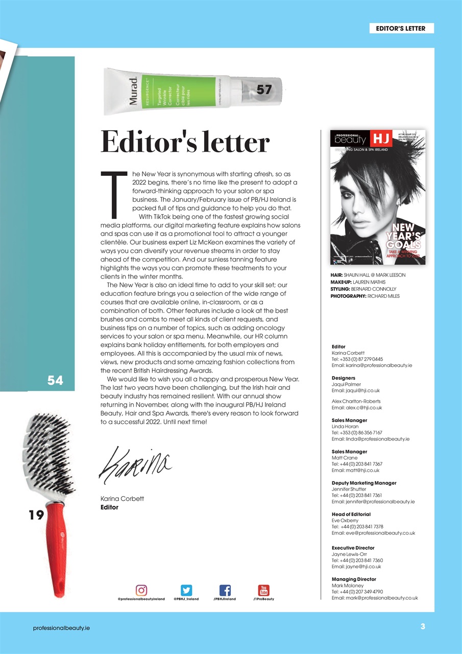 Professional Beauty & HJ Ireland Preview Pages
