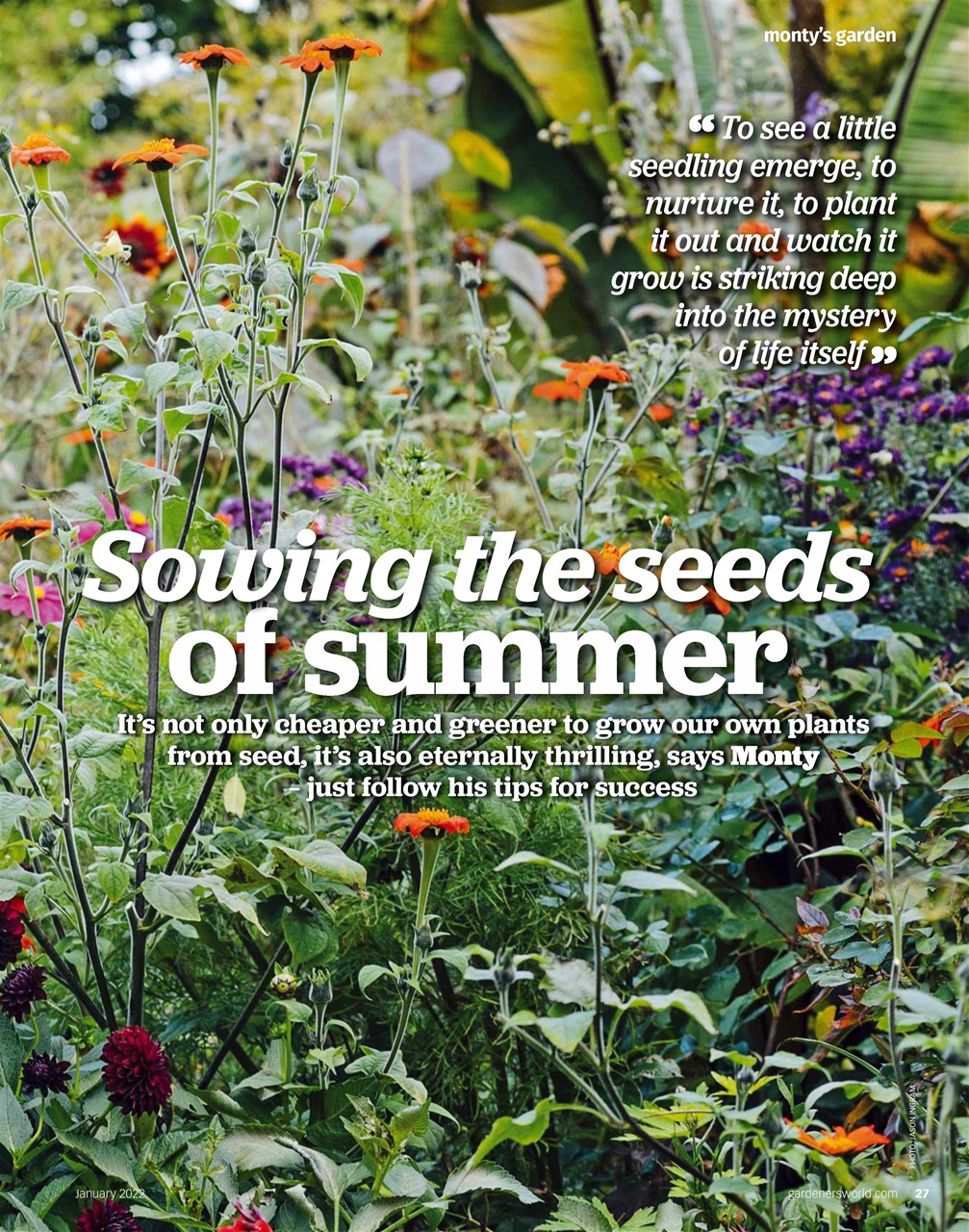 BBC Gardeners’ World Magazine Preview Pages