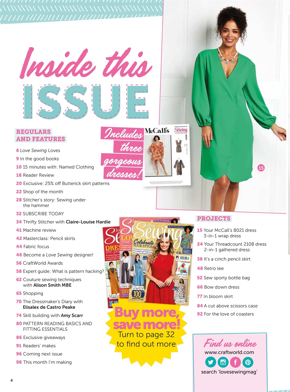 Love Sewing Preview Pages