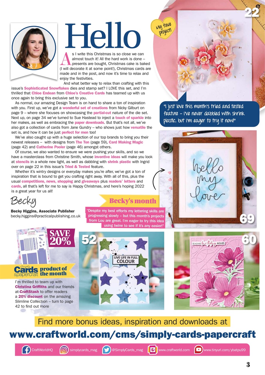 Simply Cards & Papercraft Preview Pages