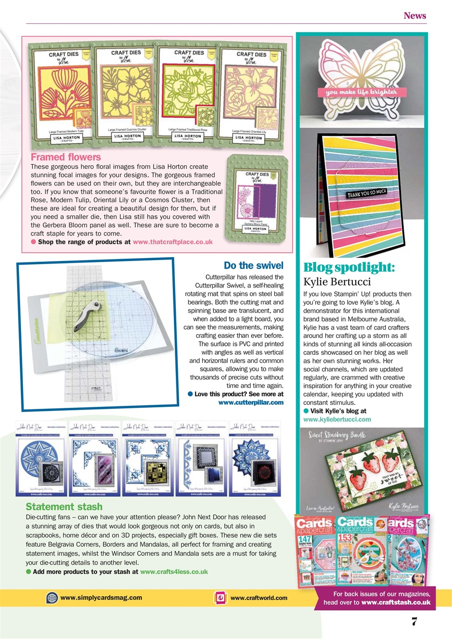 Simply Cards & Papercraft Preview Pages